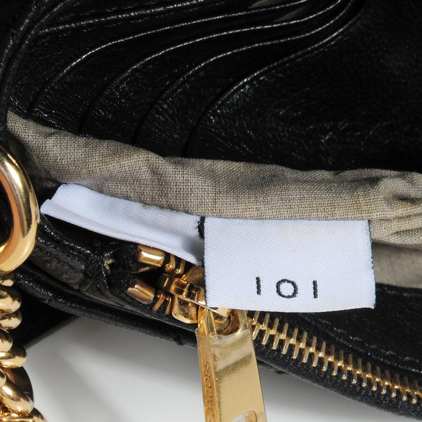 Leather Stardust Crossbody Flap Black