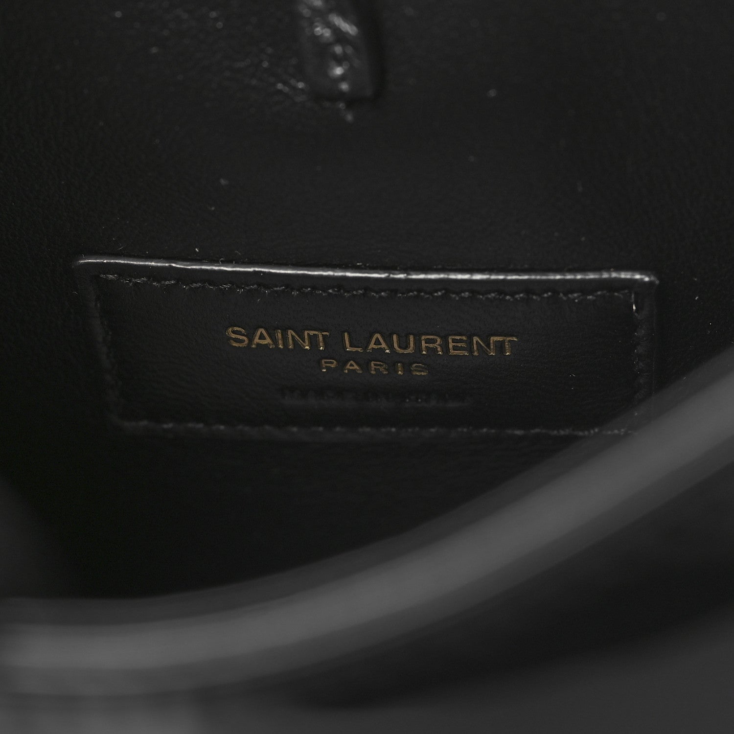 Saint Laurent Patent Calfskin Rendez-Vous Hobo Black 7 of 10