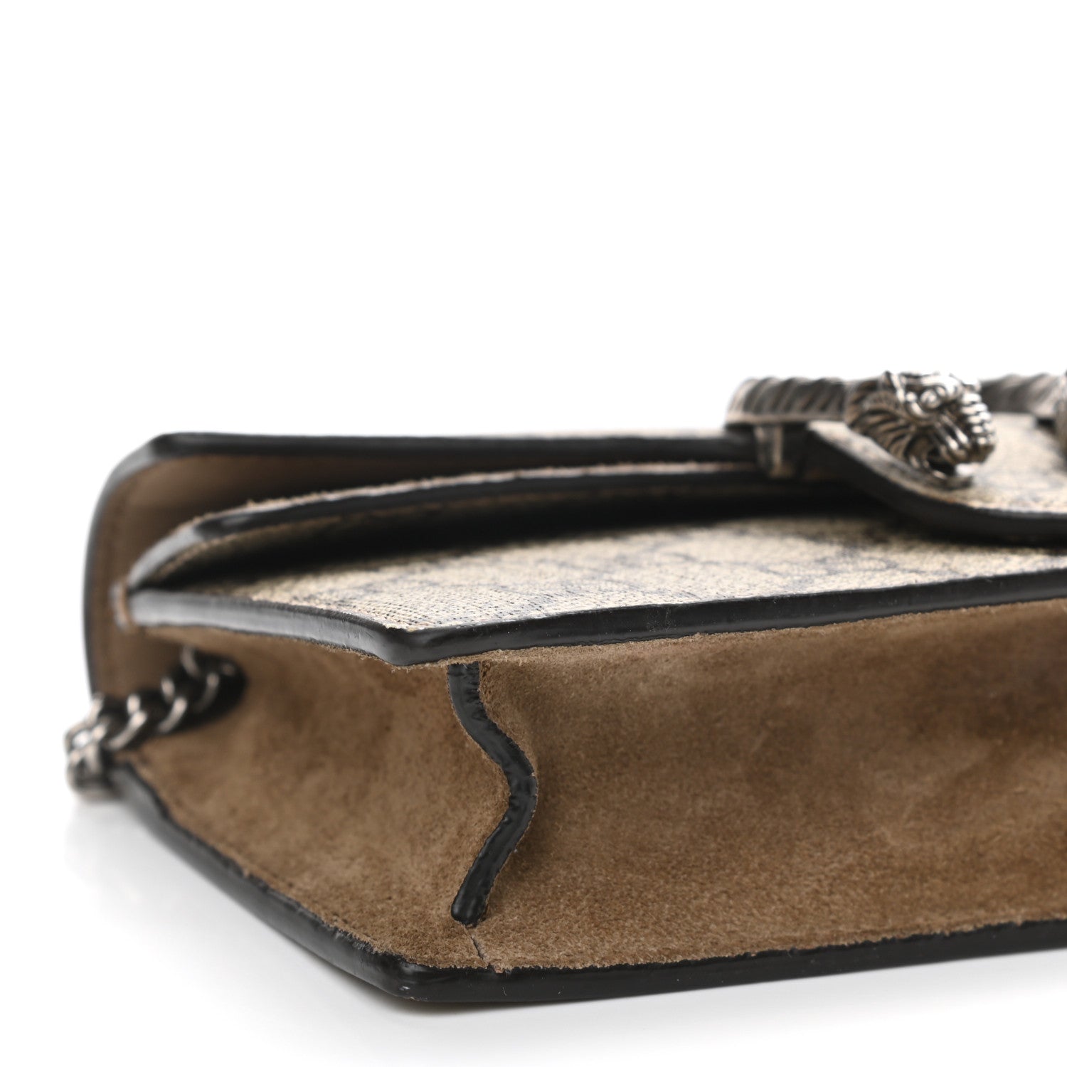 Gucci GG Supreme Monogram Super Mini Dionysus Shoulder Bag Taupe 8 of 10