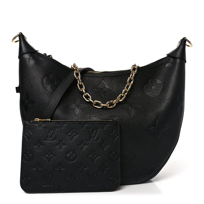 Louis Vuitton Empreinte Monogram Giant Loop Hobo Black 3 of 10