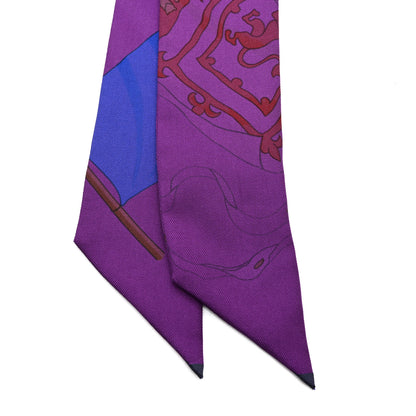 Hermes Silk Pavois Twilly 2 of 3