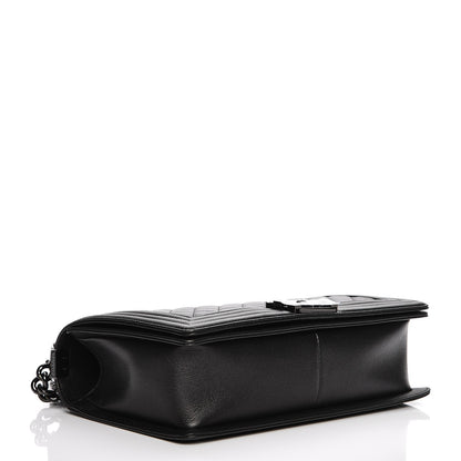 Chanel Caviar Quilted New Medium Boy Flap So Black 4 of 8