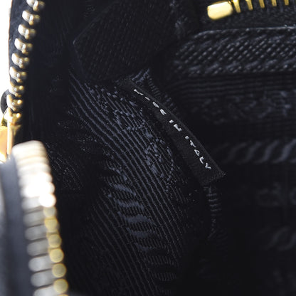 Prada Saffiano Lux Camera Case Crossbody Bag Black 6 of 11