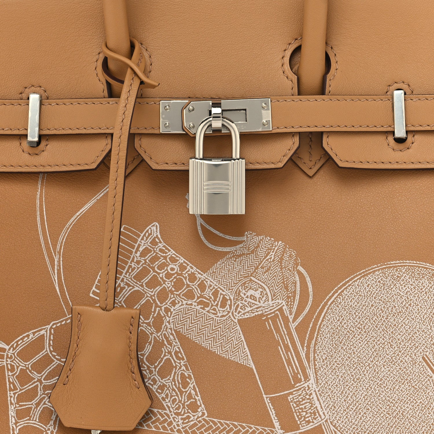 Hermes Swift In & Out Birkin 25 Biscuit 9 of 14