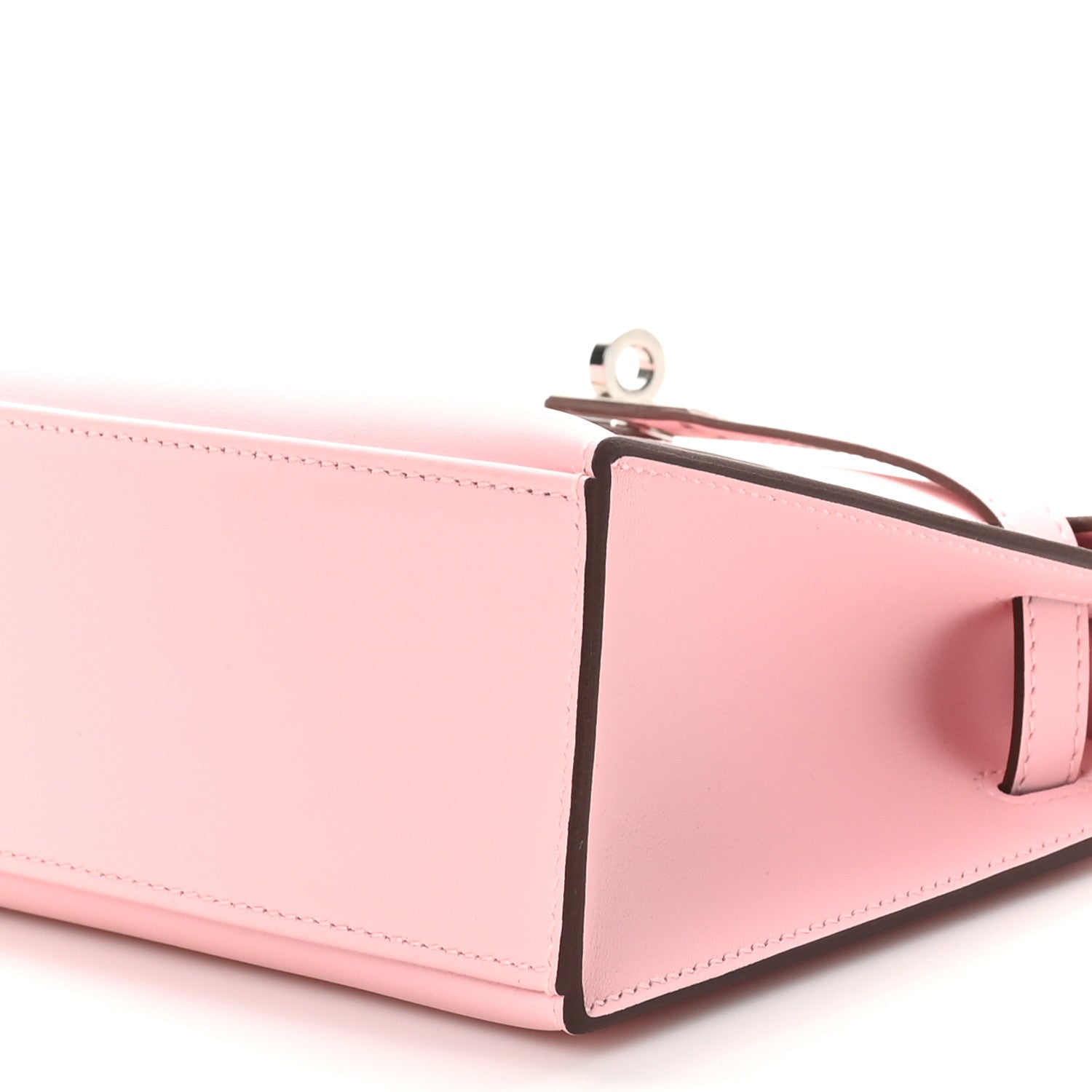 Hermes Swift Kelly Pochette Clutch Rose Sakura 11 of 12