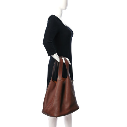 Hermes Taurillon Clemence Picotin Lock TGM Marron D'Inde 2 of 10