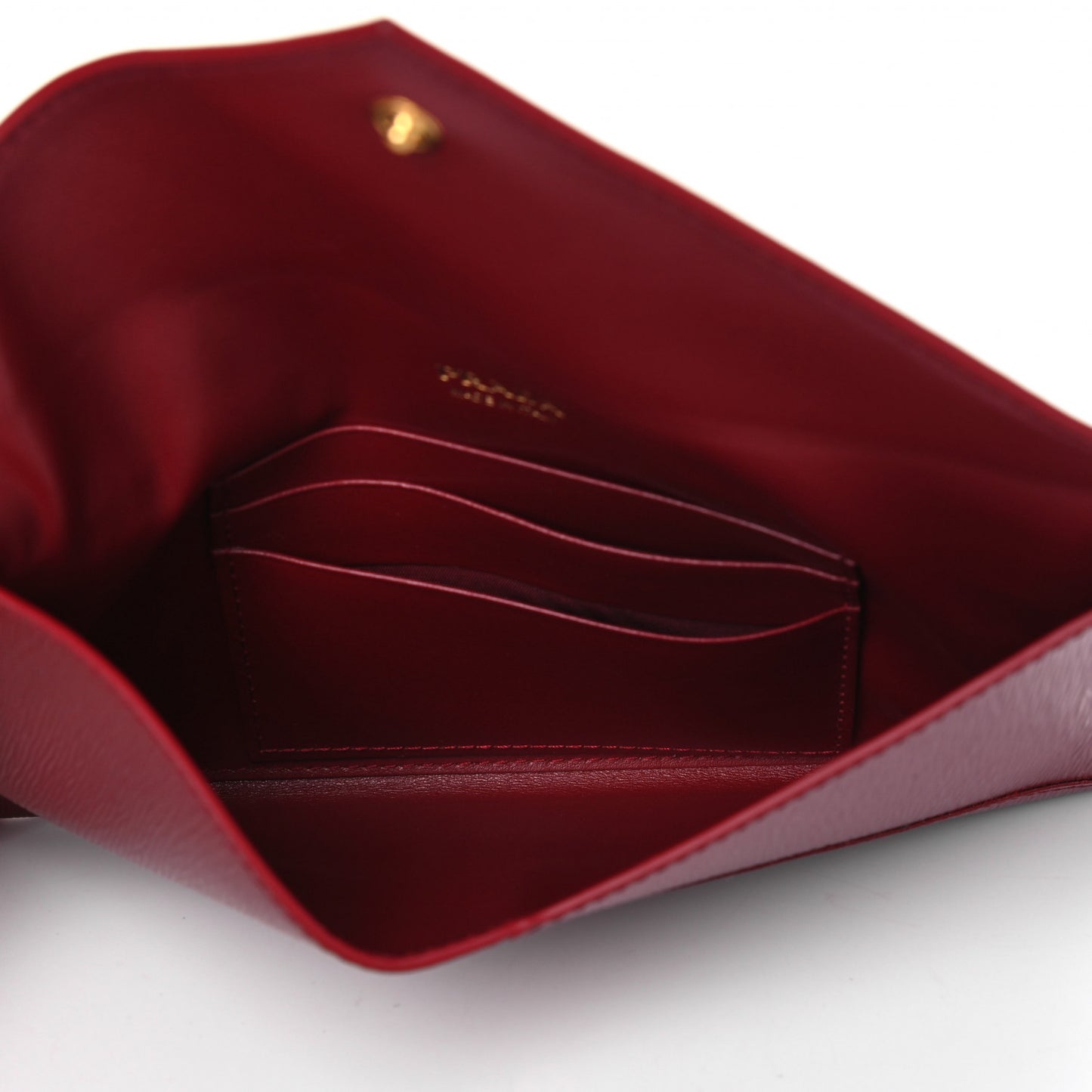 Vitello Move Envelope Wallet Rubino