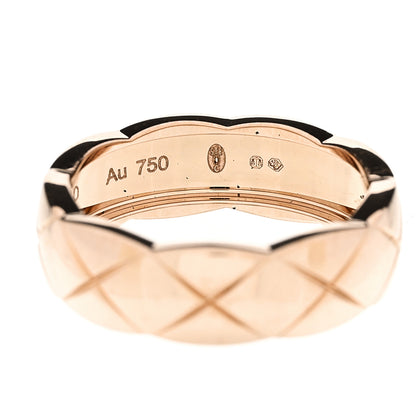 Chanel 18K Beige Gold Small Coco Crush Ring 57 8 5 of 7
