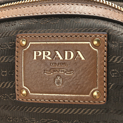 Prada Cervo Shine Tote Nocciolo 5 of 13