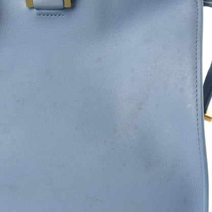 Saint Laurent Calfskin Small Classic Y Cabas Blue Glacier 8 of 11