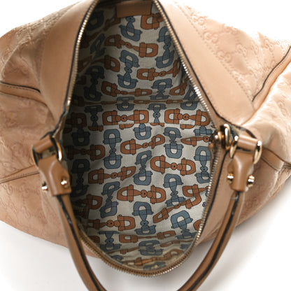 Gucci Guccissima Large D Gold Hobo Tan 5 of 12
