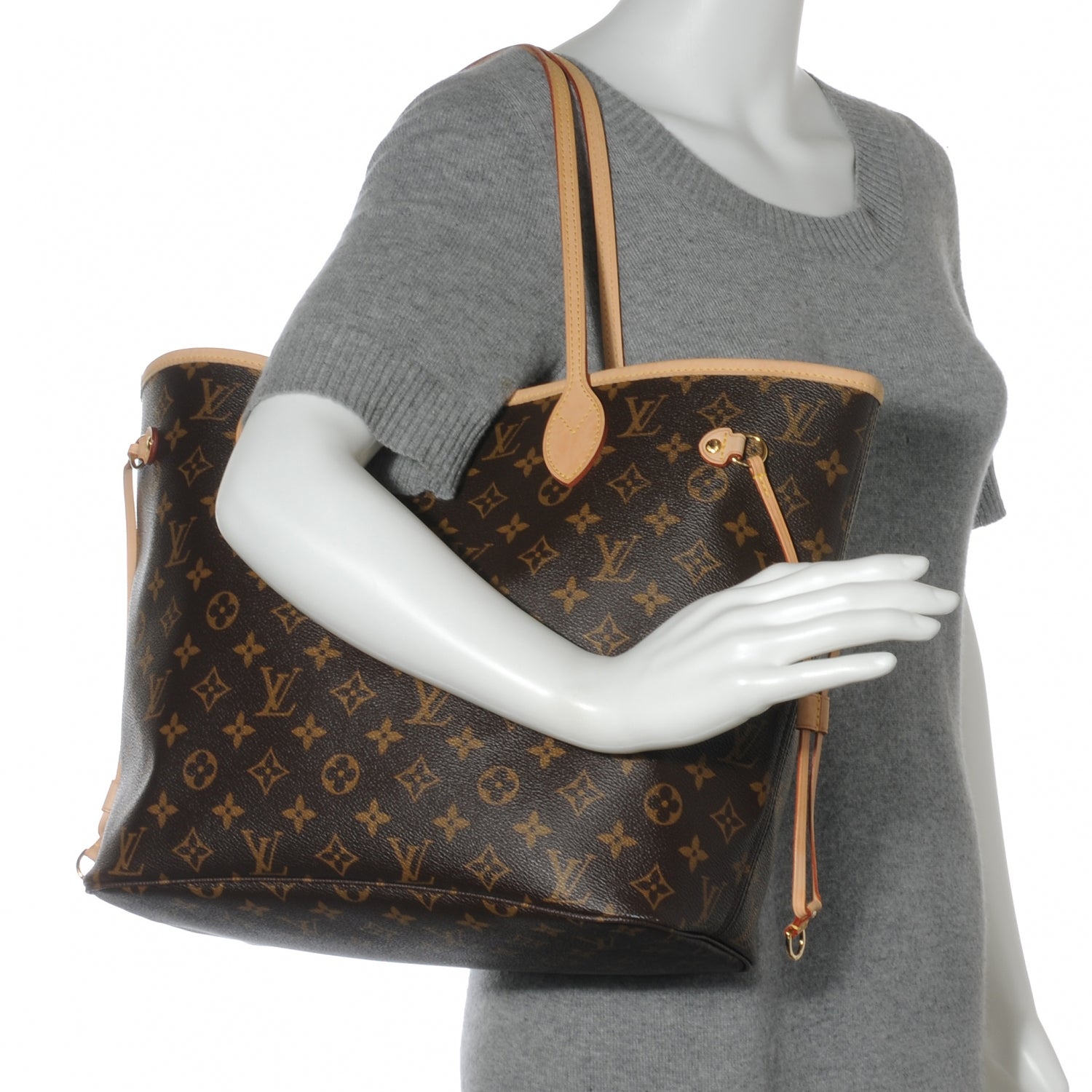 Louis Vuitton Monogram Neverfull MM 2 of 7