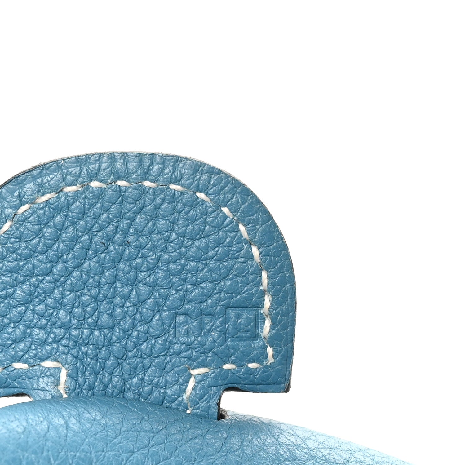 Hermes Taurillon Clemence Evelyne II GM Blue Jean 7 of 10