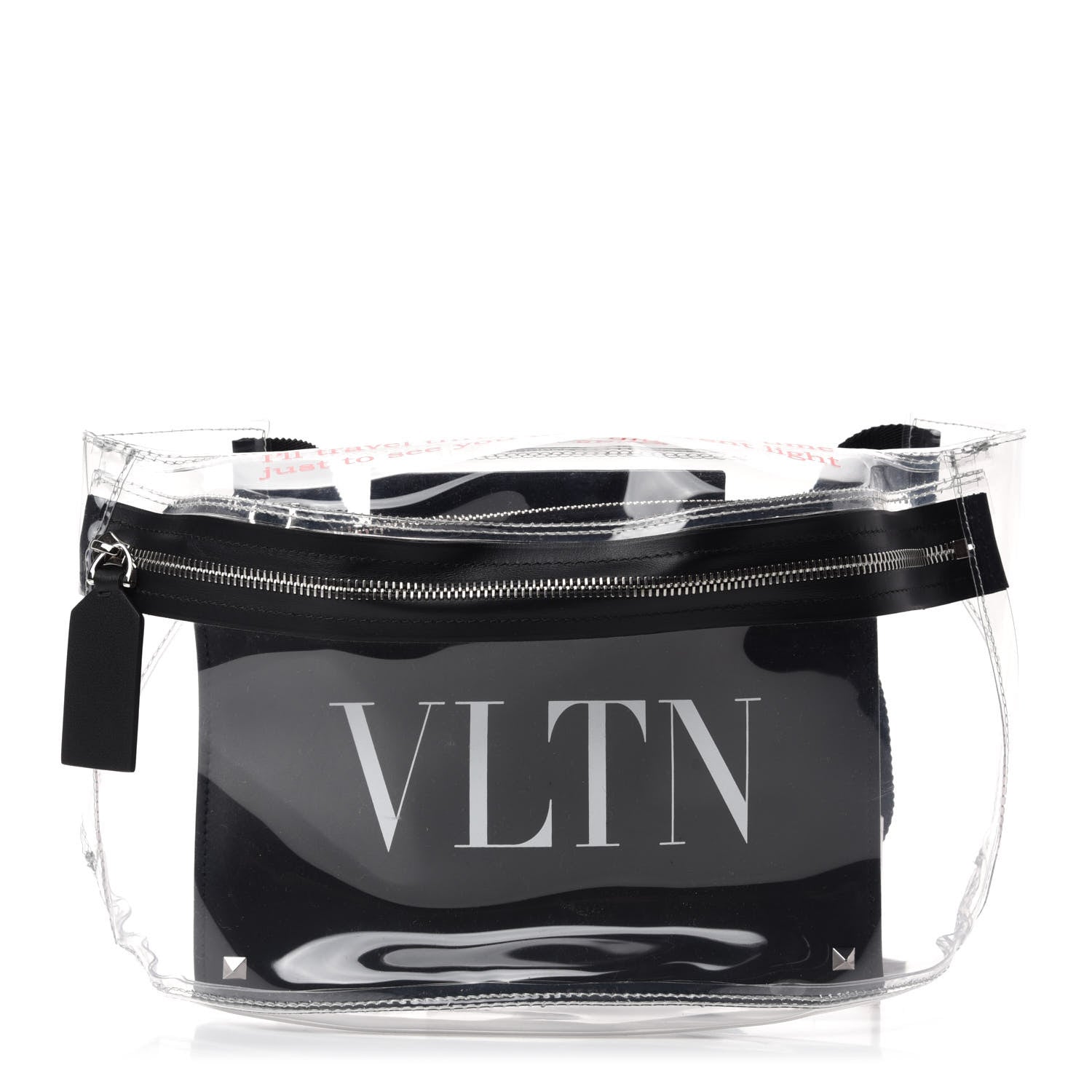 Valentino Garavani PVC VLTN Belt Bag Black 1 of 13