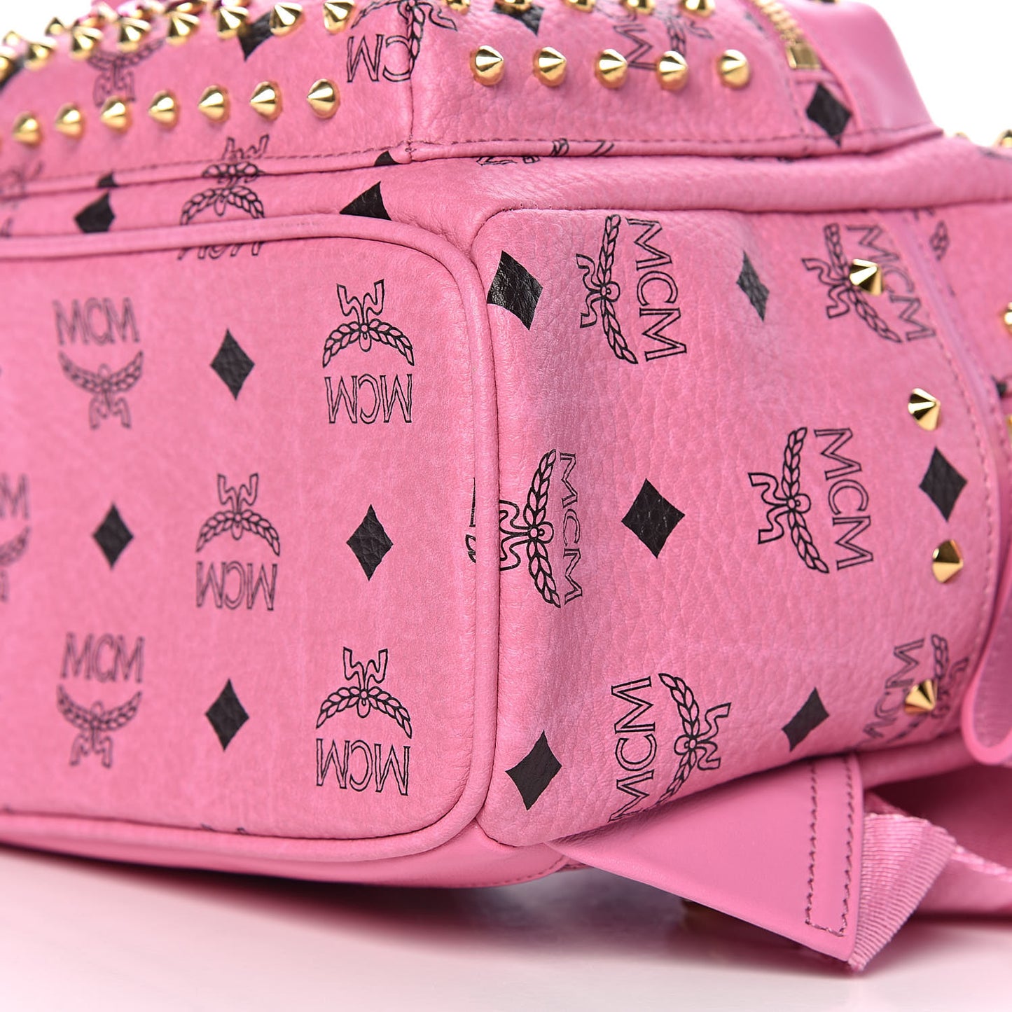 Visetos Swarovski Mini Stark Diamond Backpack Pink