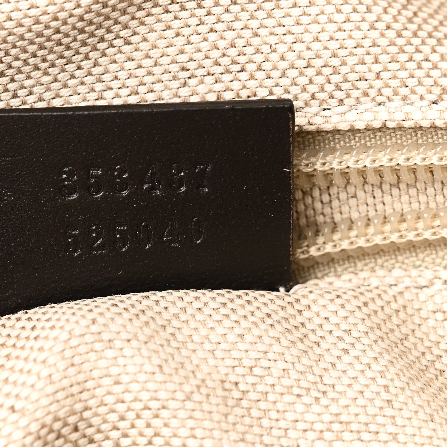 Gucci GG Supreme Monogram Medium Zippered Tote Dark Brown 7 of 10