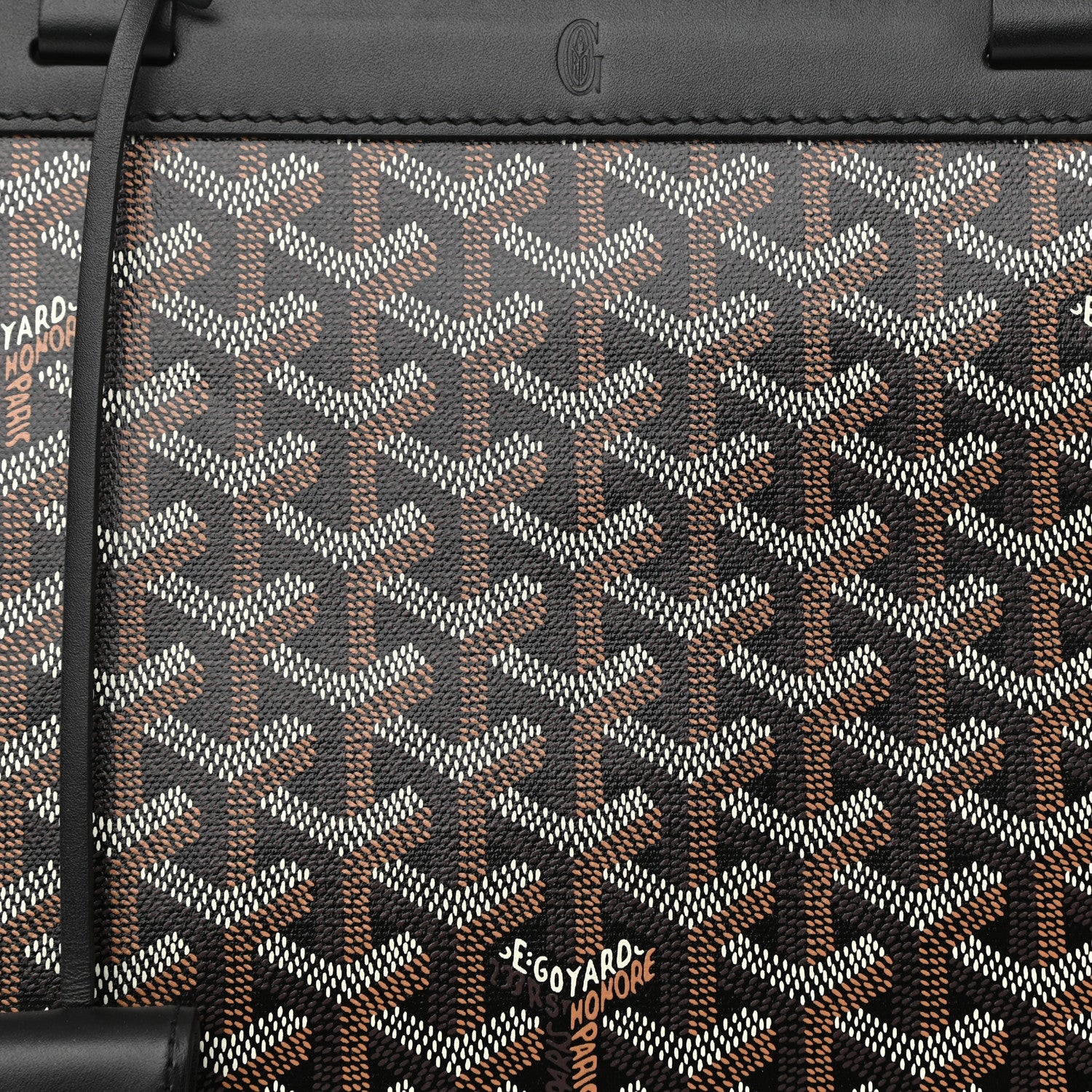 Goyard Goyardine Bellechasse PM Black 8 of 10