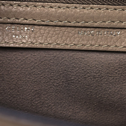 Celine Drummed Calfskin Micro Luggage Dune 6 of 19