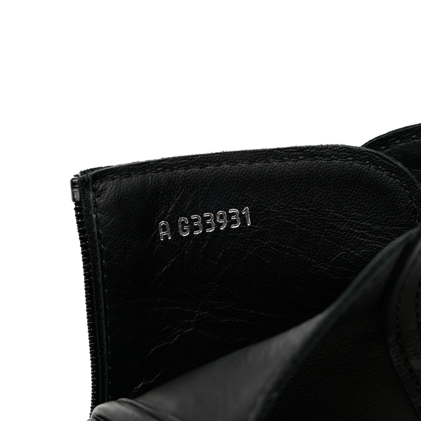 Calfskin Pearl Cap Toe Short Boots 37 Black