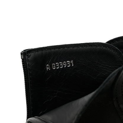 Chanel Calfskin Pearl Cap Toe Short Boots 37 Black 7 of 10