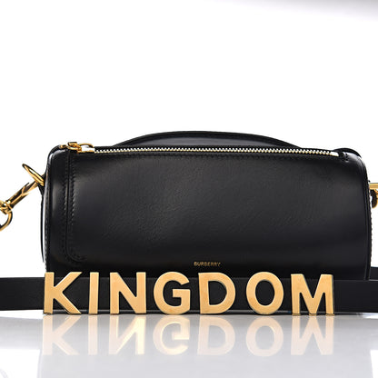Burberry Calfskin Kingdom The Barrel Bag Black 10 of 10