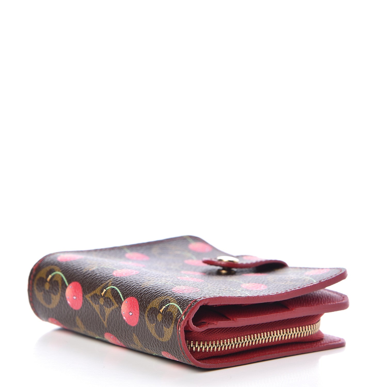 Louis Vuitton Monogram Cerises Compact Zippe Wallet 4 of 10