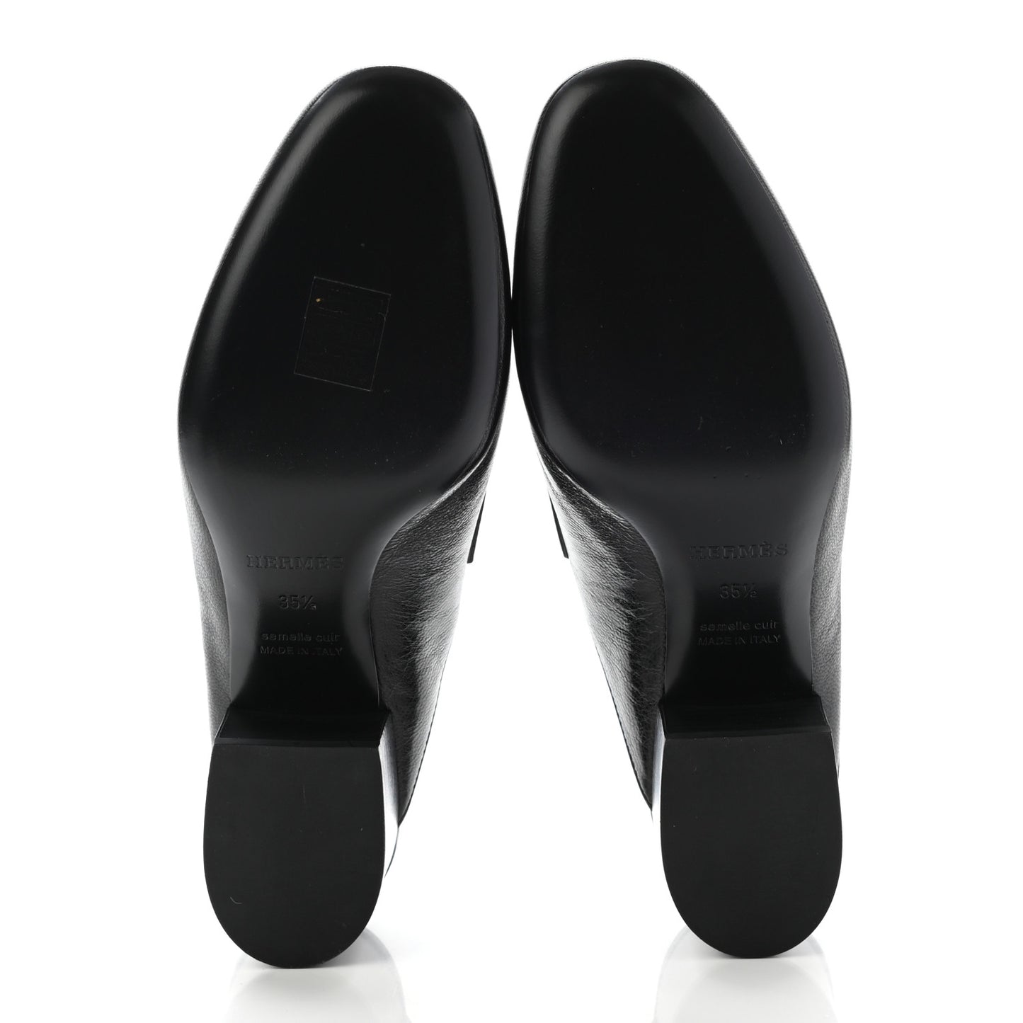 Goatskin Paradis Mules 35.5 Black