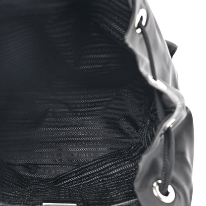 Prada Nylon Vela Saffiano Medium Backpack Black 5 of 10