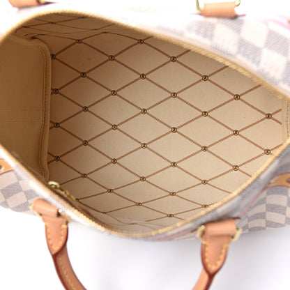 Louis Vuitton Damier Azur Summer Trunks Speedy Bandouliere 30 5 of 15