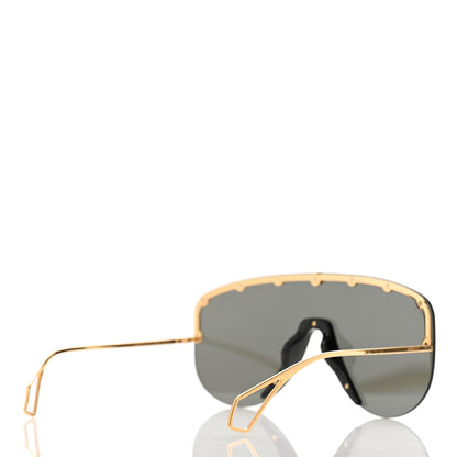Gucci Shield Sunglasses GG0667S Black Gold 4 of 8