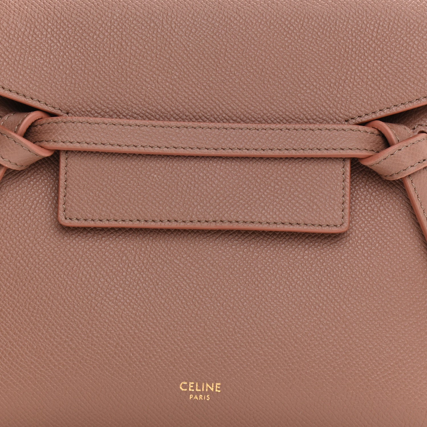 Celine Grained Calfskin Nano Belt Bag Antique Rose 8 of 10