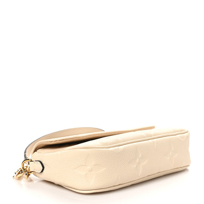 Louis Vuitton Empreinte Monogram Giant Ivy Wallet On Chain Cream 4 of 9