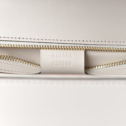 Gucci Calfskin Small Sylvie Shoulder Bag Off White 7 of 12