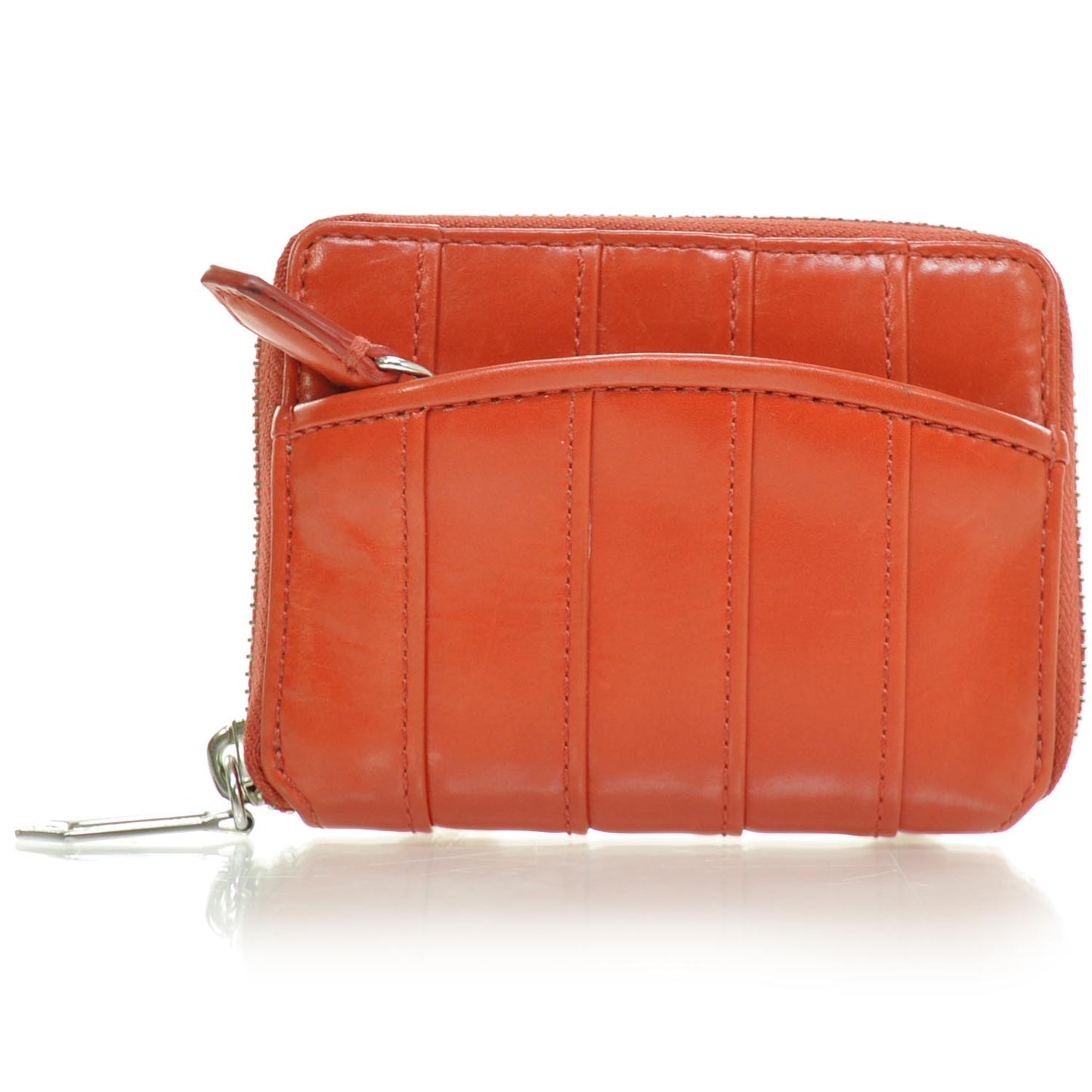 REEDKRAKOFFLeatherCompactRibbonWalletRed