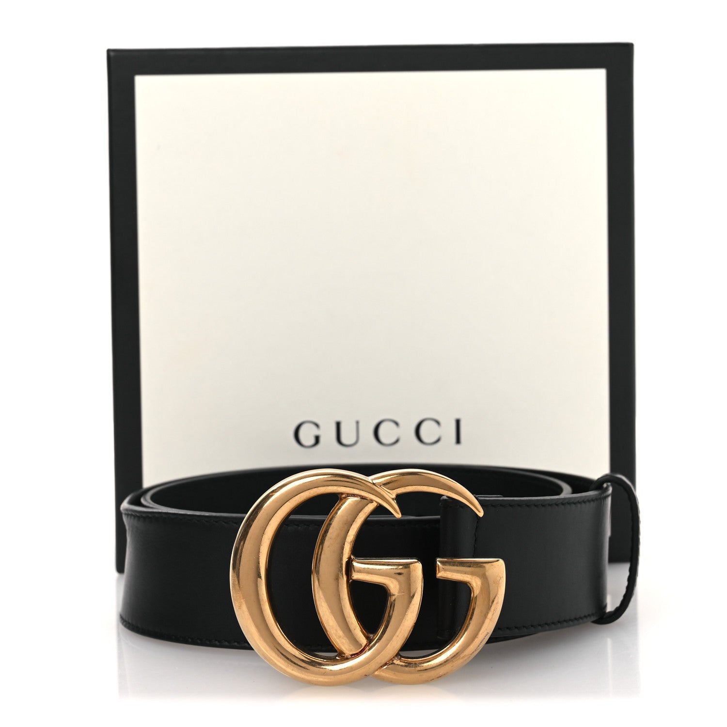 Gucci Calfskin Double G 30mm Belt 70 28 Black 6 of 6