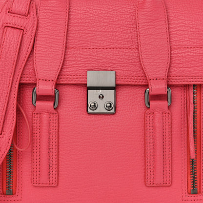 3.1 Phillip Lim Textured Calfskin Medium Pashli Satchel Raspberry 9 of 11