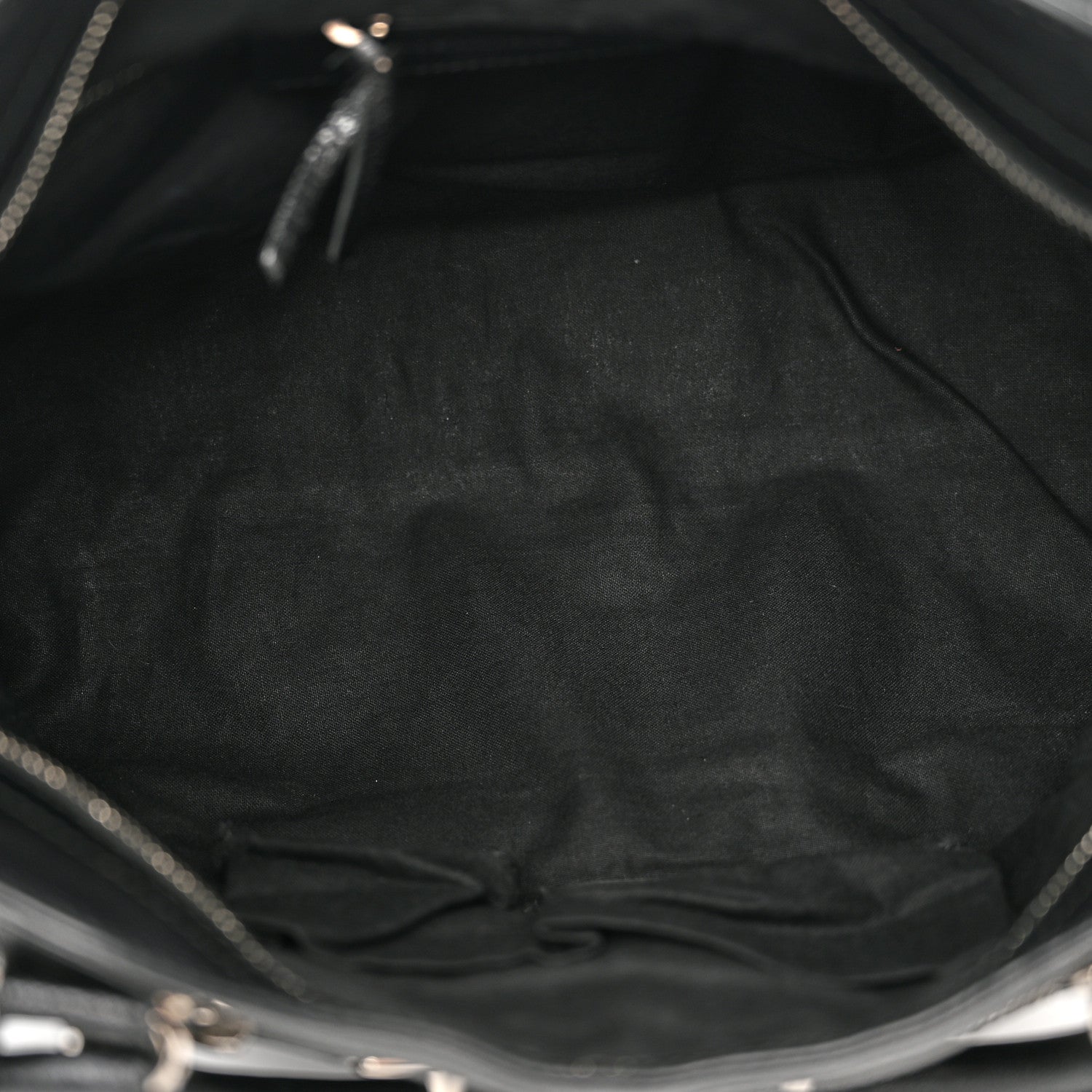 Balenciaga Chevre Silver Metallic Edge Hardware Velo Black 5 of 10