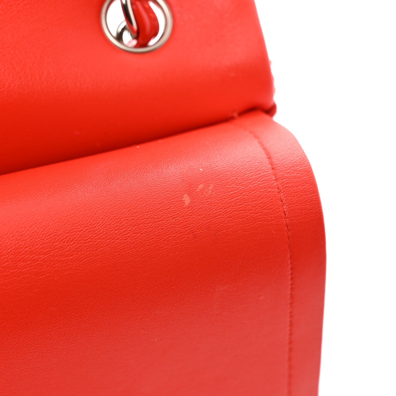 Chanel Patent Quilted Jumbo Double Flap Red 12 of 12