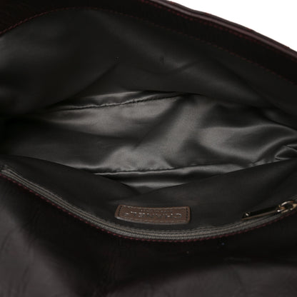 Chanel Glazed Calfskin Quilted CC Single Flap Burgundy 4 of 9