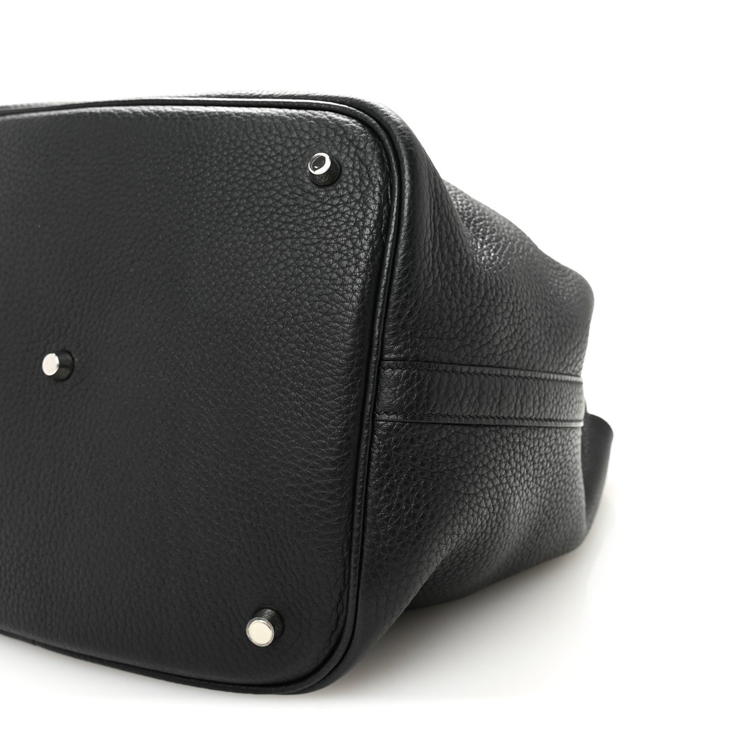 Taurillon Clemence Picotin Lock 26 GM Black