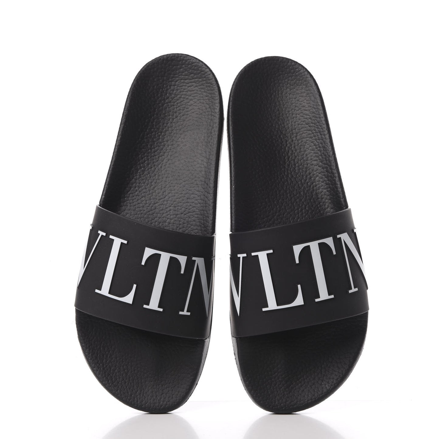 Rubber Mens VLTN Pool Slide Sandals 45 Black
