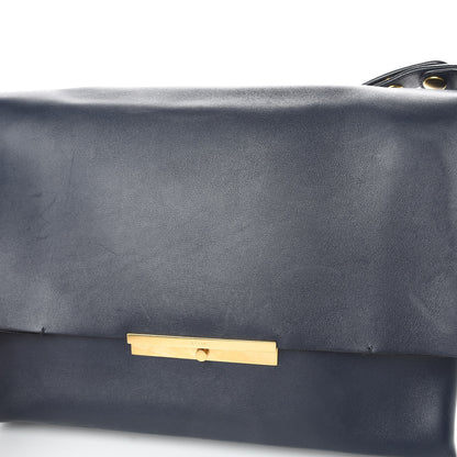 Celine Calfskin Blade Flap Navy 14 of 17