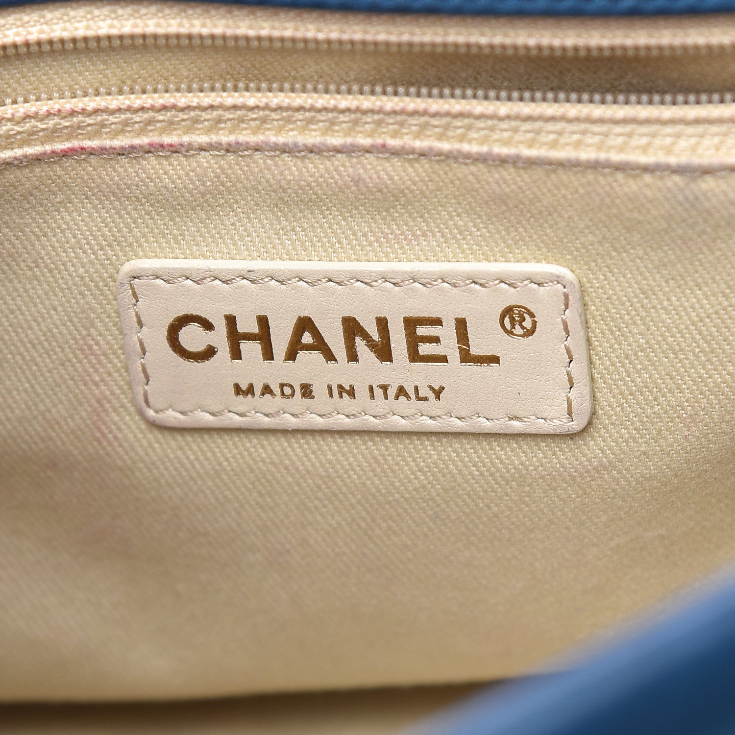 Chanel Iridescent Calfskin Large Chic Quilt Flap Dark Blue 6 of 30