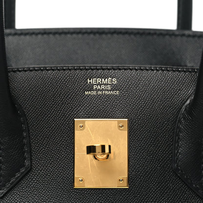 Hermes Madame Calfskin Birkin Sellier 30 Black 5 of 10