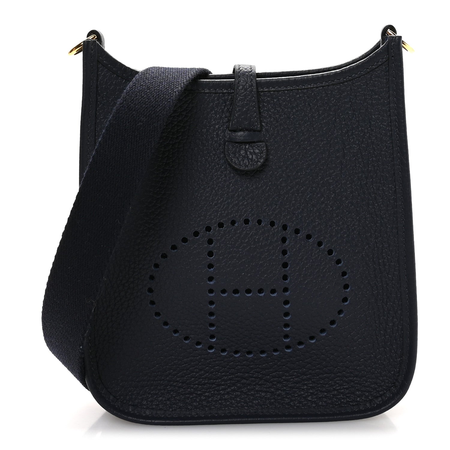 Hermes Taurillon Clemence Evelyne TPM Bleu Nuit 1 of 11