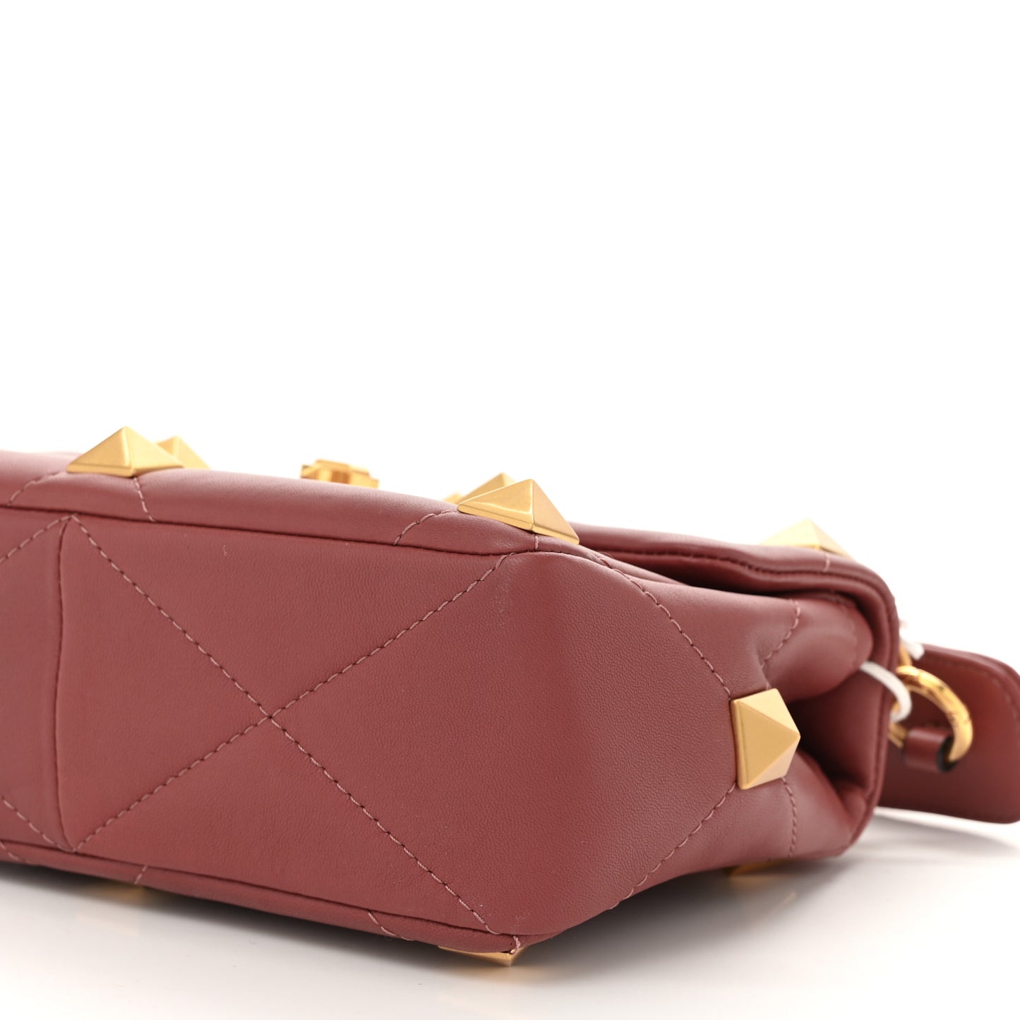 Nappa Medium Roman Stud Shoulder Bag Gingerbread