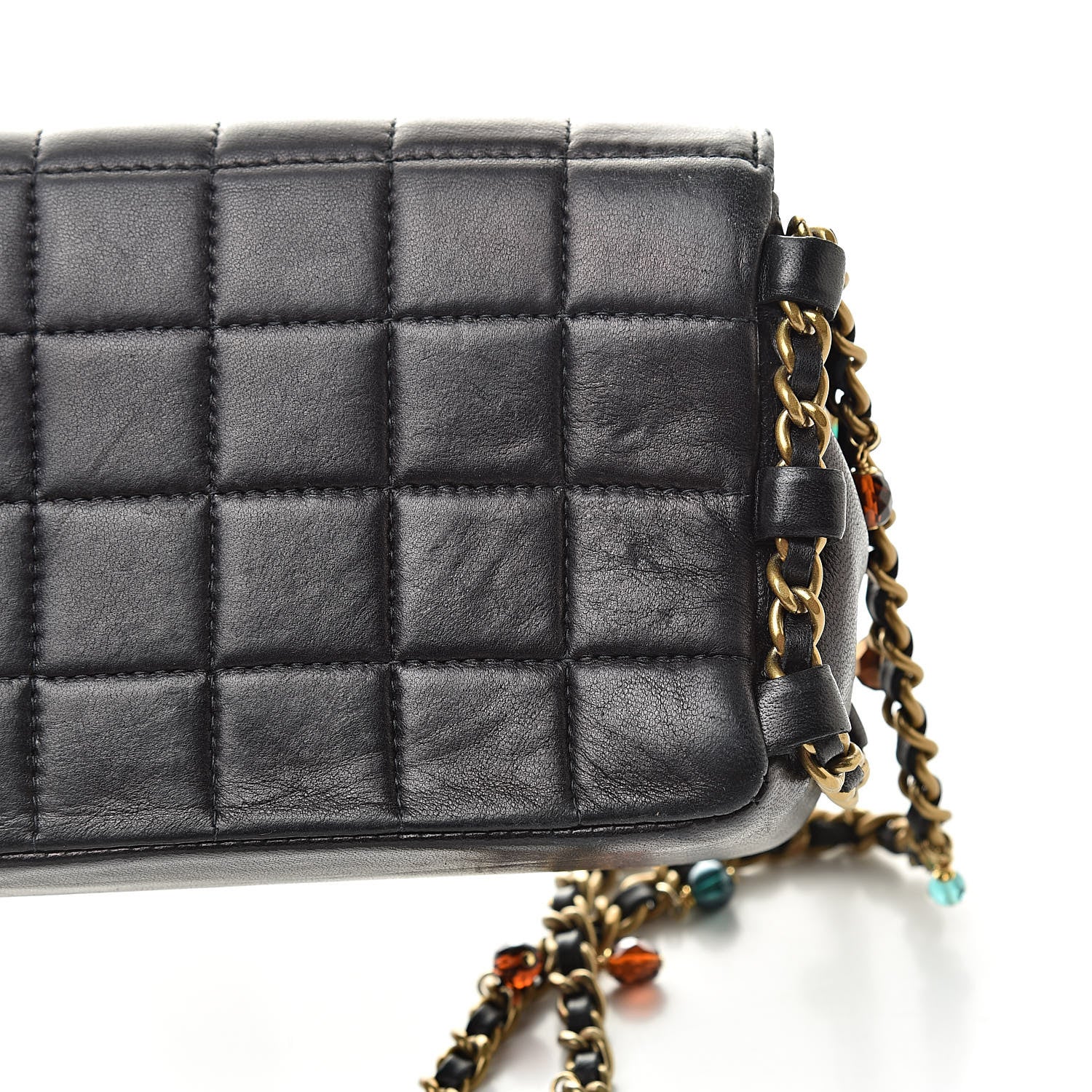 Chanel Lambskin East West Chocolate Bar Flap Black 16 of 16