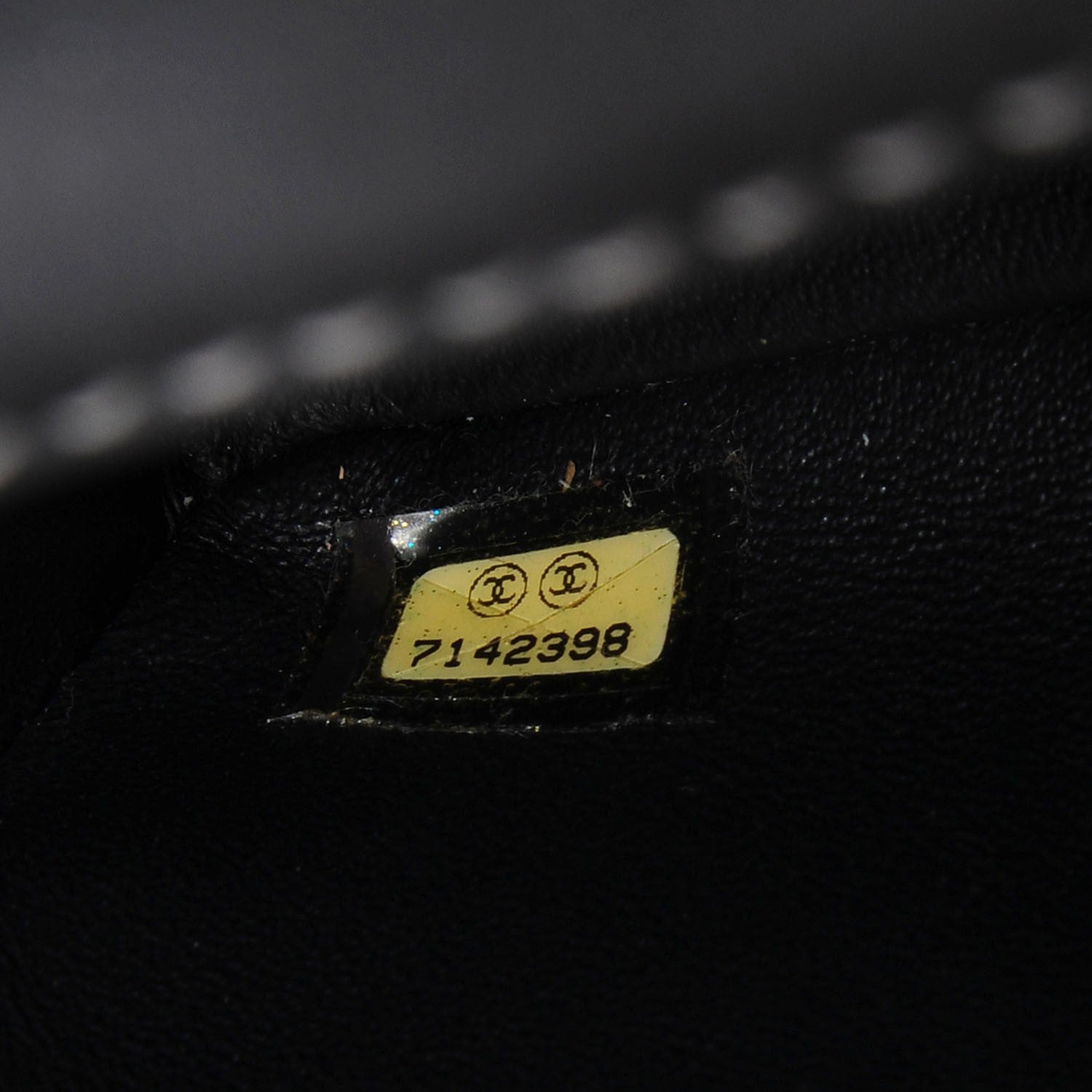Chanel Lambskin Contrast Stitched Small Single Flap Black 6 of 8