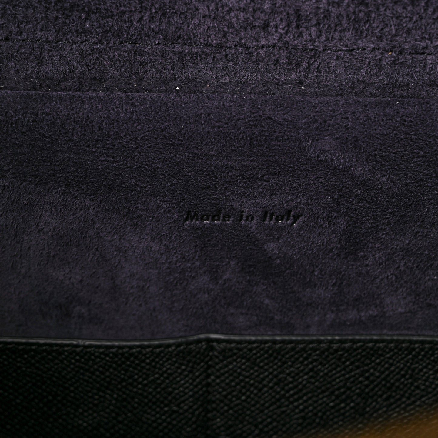 Grained Calfskin Mini Belt Bag Black