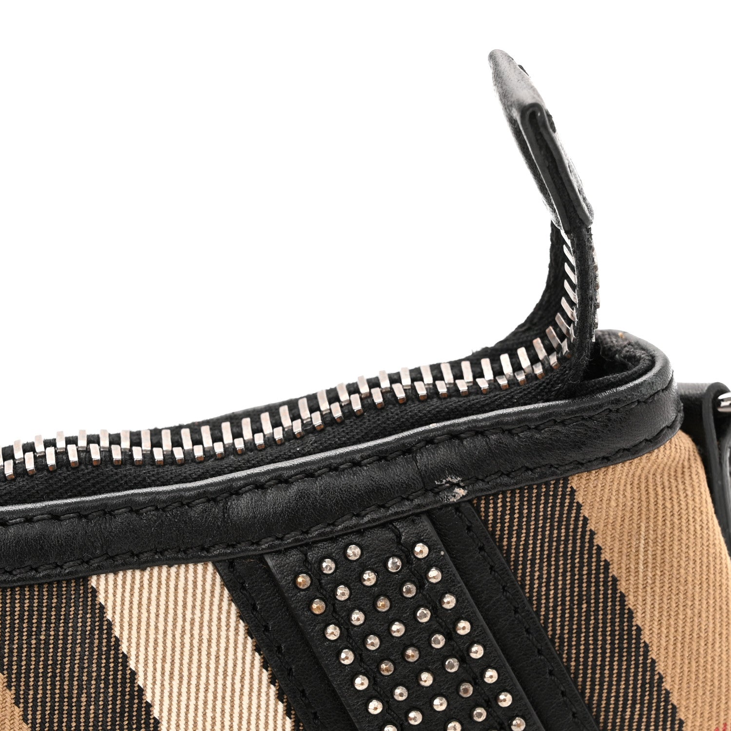 Burberry House Check Studded Pochette Black 10 of 10